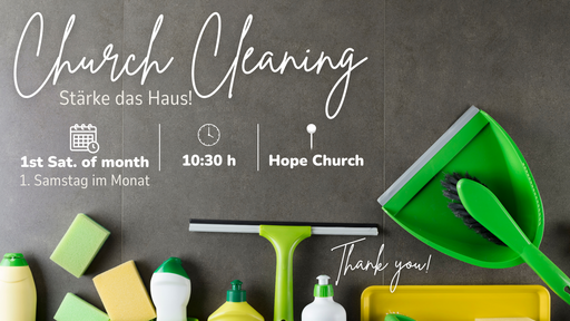 Church Cleaning - serve & shine!
