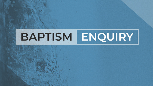 Baptism Enquiry - Catford