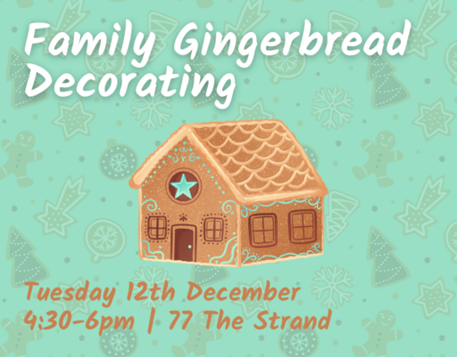 Family Gingerbread Decorating