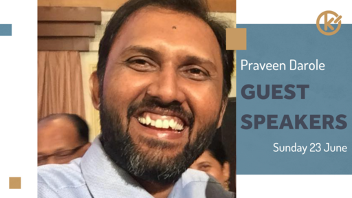 Guest Speaker: Praveen Darole