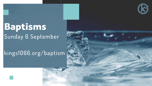 Baptism Sunday