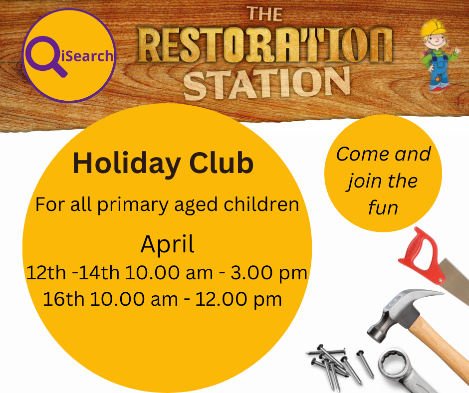 Restoration Station Holiday Club 12 Apr 2023 ChurchSuite Events