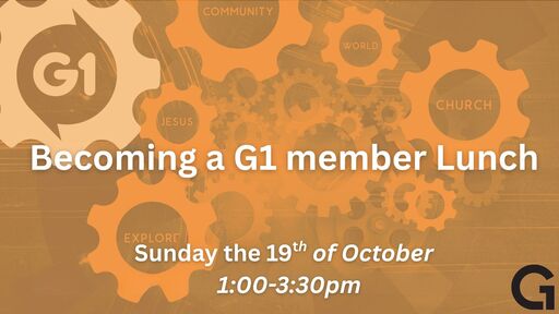 Becoming a G1 Member lunch