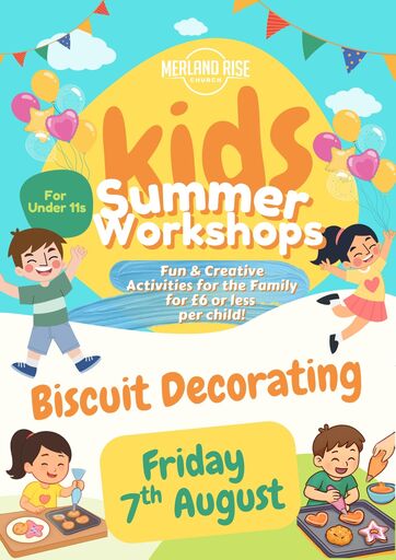 Kids Summer Workshop - Biscuit Decorating
