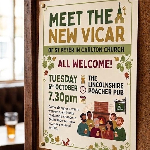 Meet The New Carlton Vicar for a Drink artwork