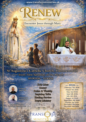 LONDON 'RENEW' FIRST SATURDAY GATHERING