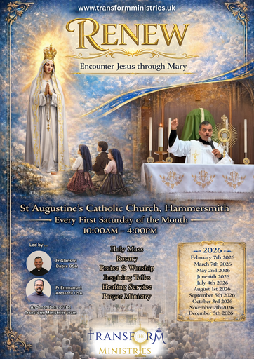 LONDON 'RENEW' FIRST SATURDAY GATHERING