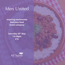 Men United: Dinner and Testimonies artwork