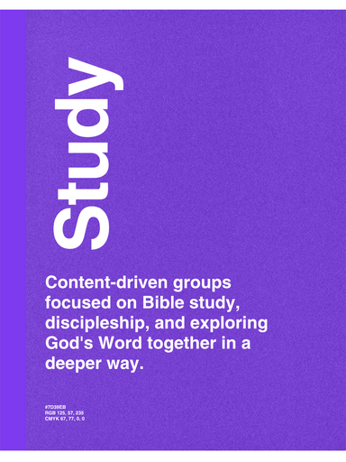 Small group - Bible study